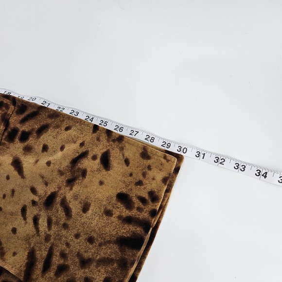 Vtg Linda Allard Ellen Tracy Leopard Velvet Blazer Jacket Women Size 10 Boho - Picture 5 of 8